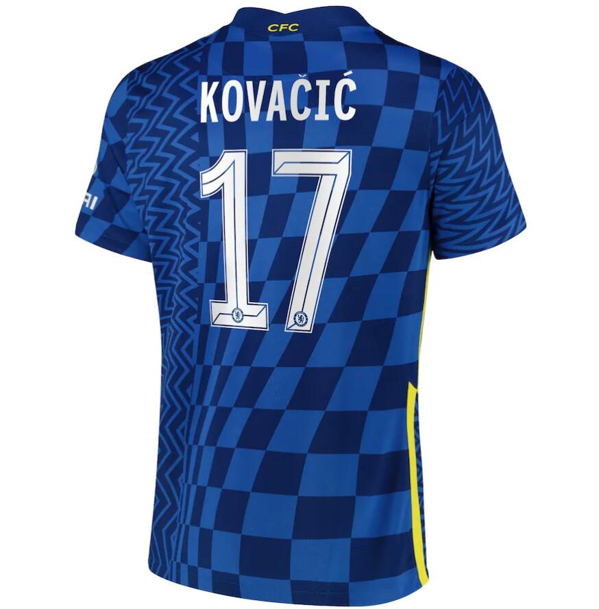 2021/22 Chelsea Cup Home Kit Soccer Jersey with Kovacic 17 printing